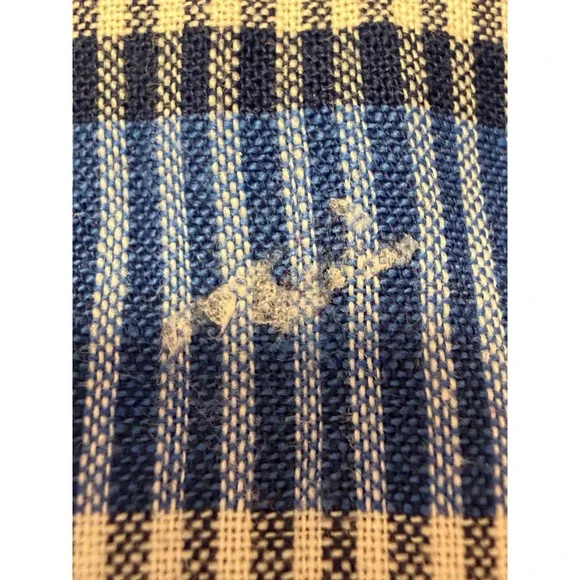 US Polo Assn Mens XS Short Sleeve Plaid Button Down Shirt Red White Blue Stretch - Picture 13 of 14